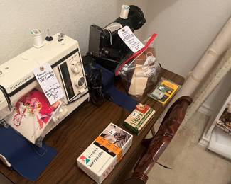 Sewing machine and misc