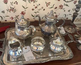 Strasberg Sterling tea service