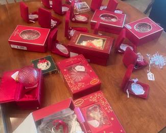 Waterford Christmas ornaments
