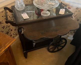 Vintage tea cart