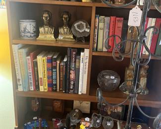 Misc books and bookends