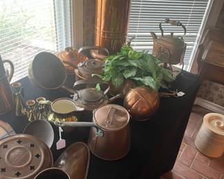 Vintage copper items