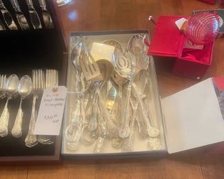 Silver platted flatware