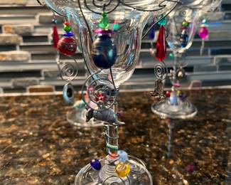 Neumann Marcus 1990s holiday catalogue margarita glasses.