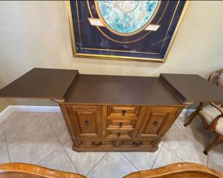 Dining Room
Sideboard Closed: 191/2β Deep x 46 1/2β Long
Opened: 75β Long X 19β Deep