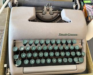 Smith Corona vintage typewriter.