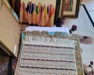 Rugs, art work