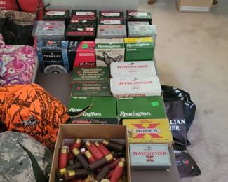 Lots of ammunition. Mostly Winchester brand
