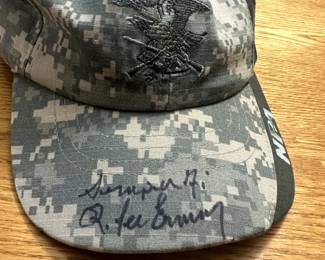 Signed R Lee Ermey hat
