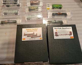 Train sections and supplies