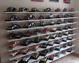 70 + die cast metal car collection with original boxes