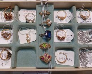 10K and 14K Gold jewelry