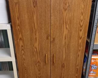 1 of 5 storage cabinets