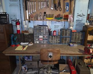 Shop supplies and power tools