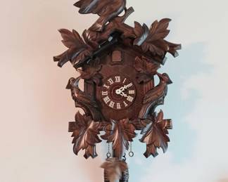 Antique German Cu-ckoo clock