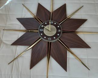 Mid Century wall clock