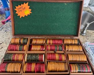 Abercrombie and Fitch Vintage Poker Chips