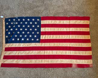 49 Star U.S.  Flag. Count them! 
