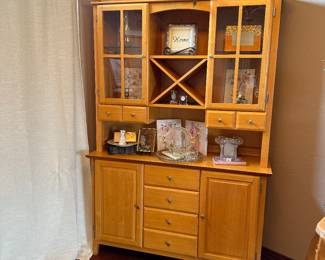 Dining room hutch.