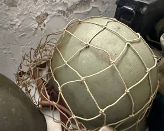 Old military helmets