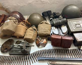 Old military equipment