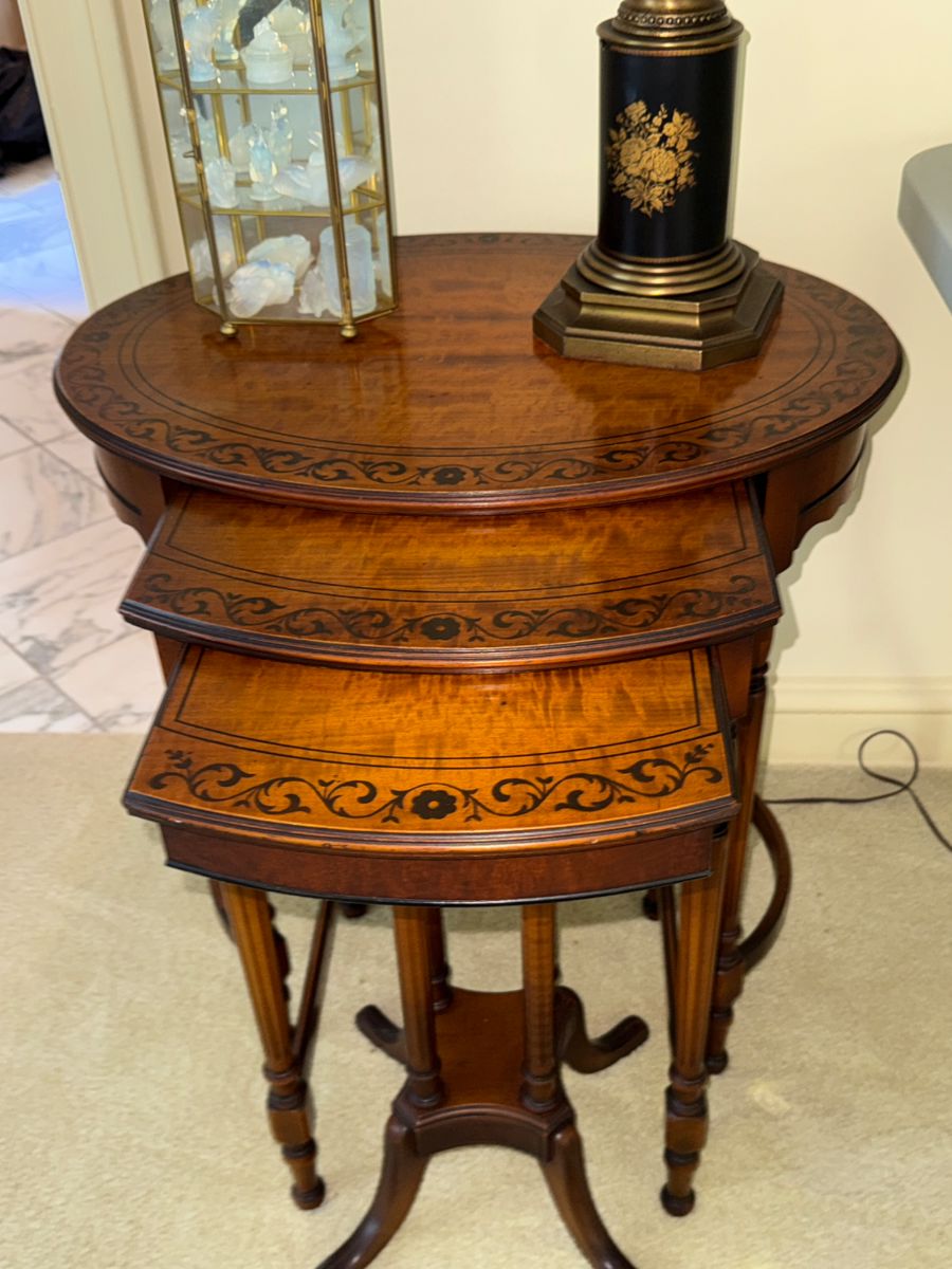 Antique nesting tables
