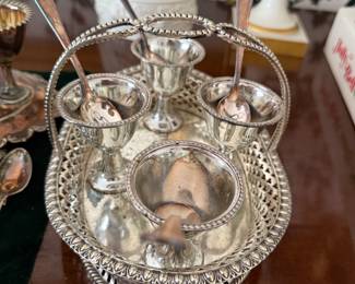 First in a collection of egg cup caddies