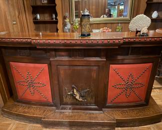 Cool vintage bar w/ sink on back. Will be unhooked from plumbing.