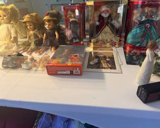 Barbies and other dolls