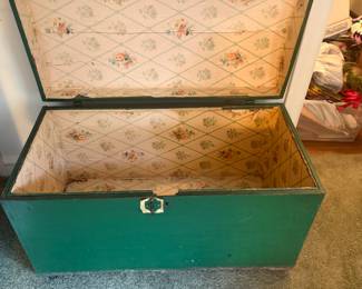 Old green trunk