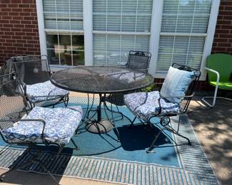 Just in time for your summer, patio table and four chairs!