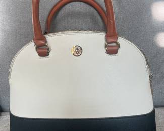 Anne Klein leather handbag