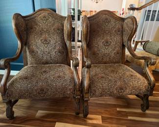 Chairs fit for a king! And in gorgeous condition!