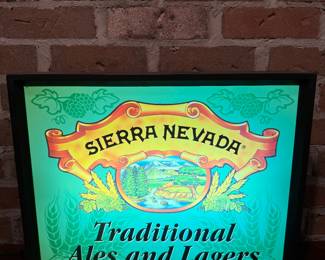 Sierra Nevada beer sign