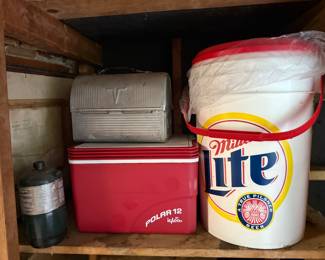 Assorted coolers