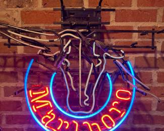 Marlboro neon sign
