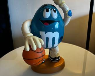 Vintage Blue M&M Basketball Player