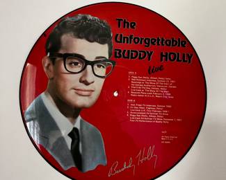 BUDDY HOLLY - THE UNFORGETTABLE LIVE - RARE (PD) - IMPORT- 12"