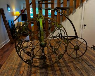 Vintage Bicycle Wine Holder