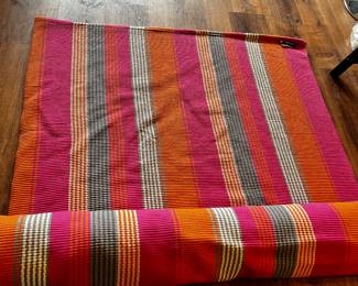 Dash & Albert 9x12, 100% Cotton Striped Rug, Made in India