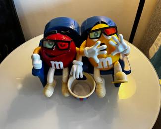 Vintage M&M's Dispenser at the Movies with 3D glasses