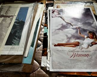 Large selection of art and movie posters