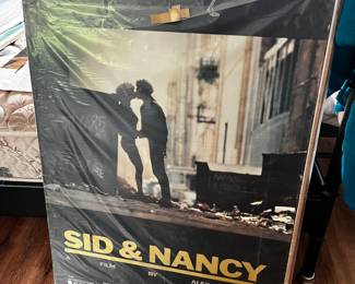 Vintage 1987 Sid & Nancy Film Release Promotional Poster