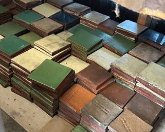 Mexican clay tiles multicolor indoor outdoor