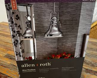 Allan and Roth Pendant Lights