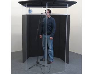 ClearSonic IPF IsoPac F Portable Vocal Isolation Booth
This is photo of the Photo Booth that will be for sale (photo from Amazon)