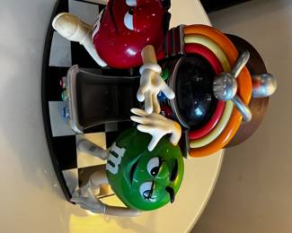 M&M Rock 'n Roll Cafe Candy Dispenser 50's Jukebox Red and Green