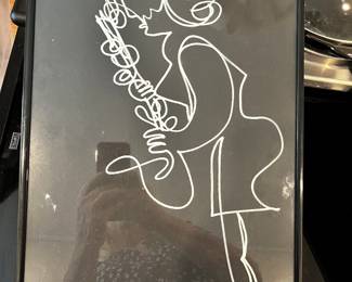 2/16 Sir Shadow One Line Music Art Sax