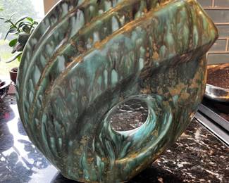 Fabulous Wave Vessel in Greens