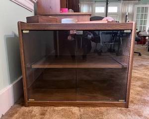 Display or use for media - top shelf extends
